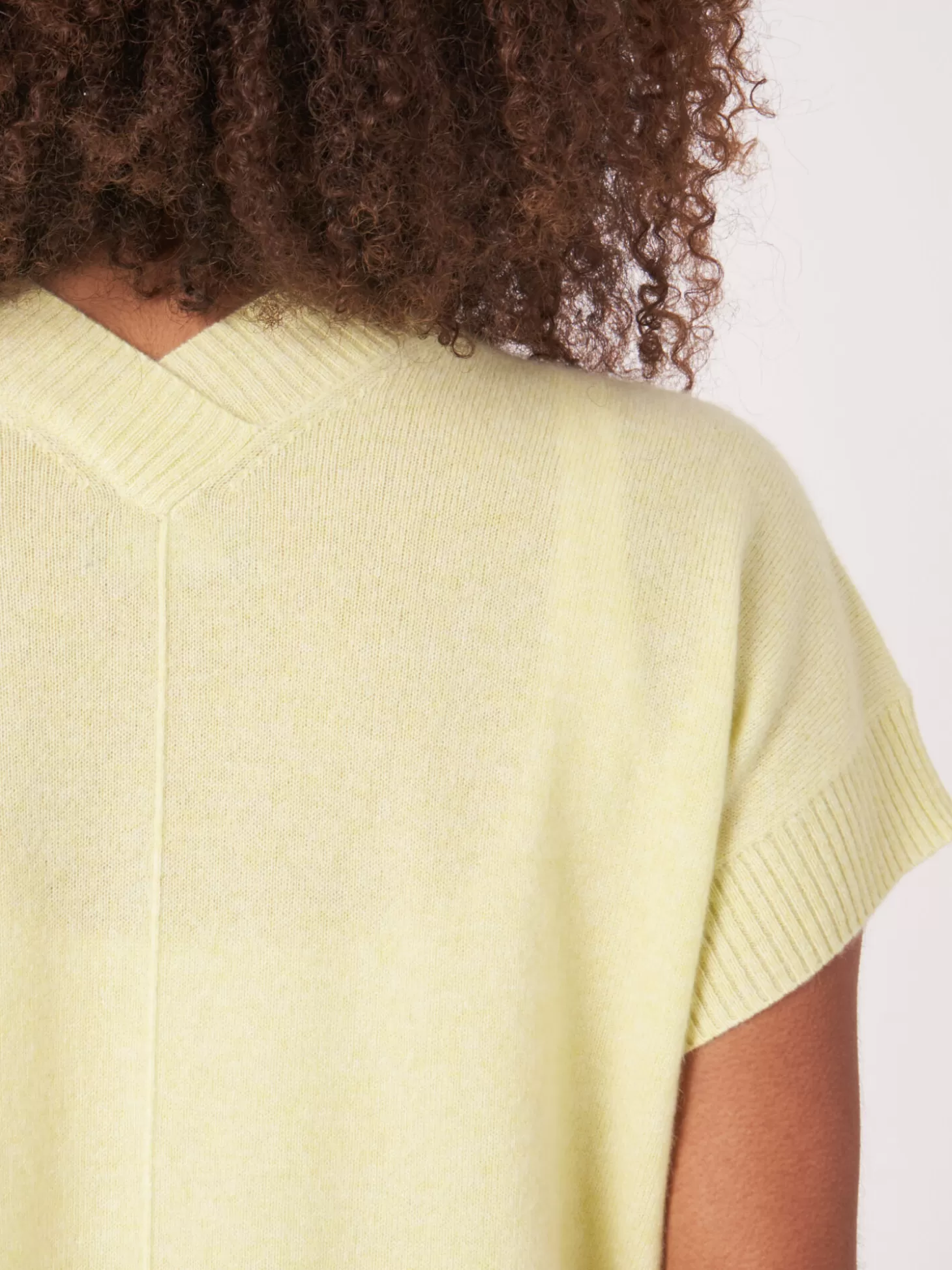 REPEAT cashmere Cardigan Court Et Ouvert A Col V Sur Le Dos Soda Cheap