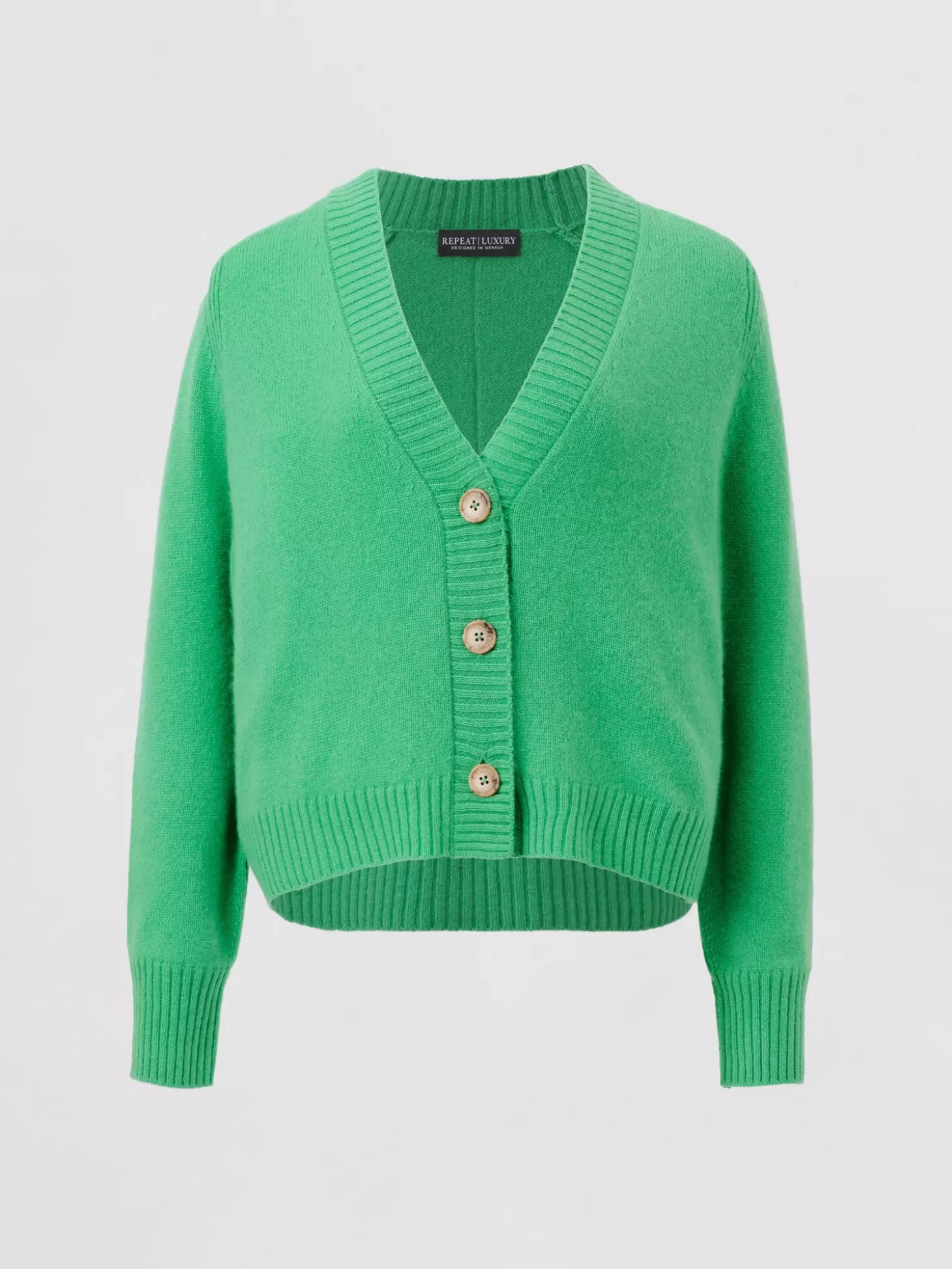 REPEAT cashmere Cardigan En Cachemire A Manches Raglan Basil Best