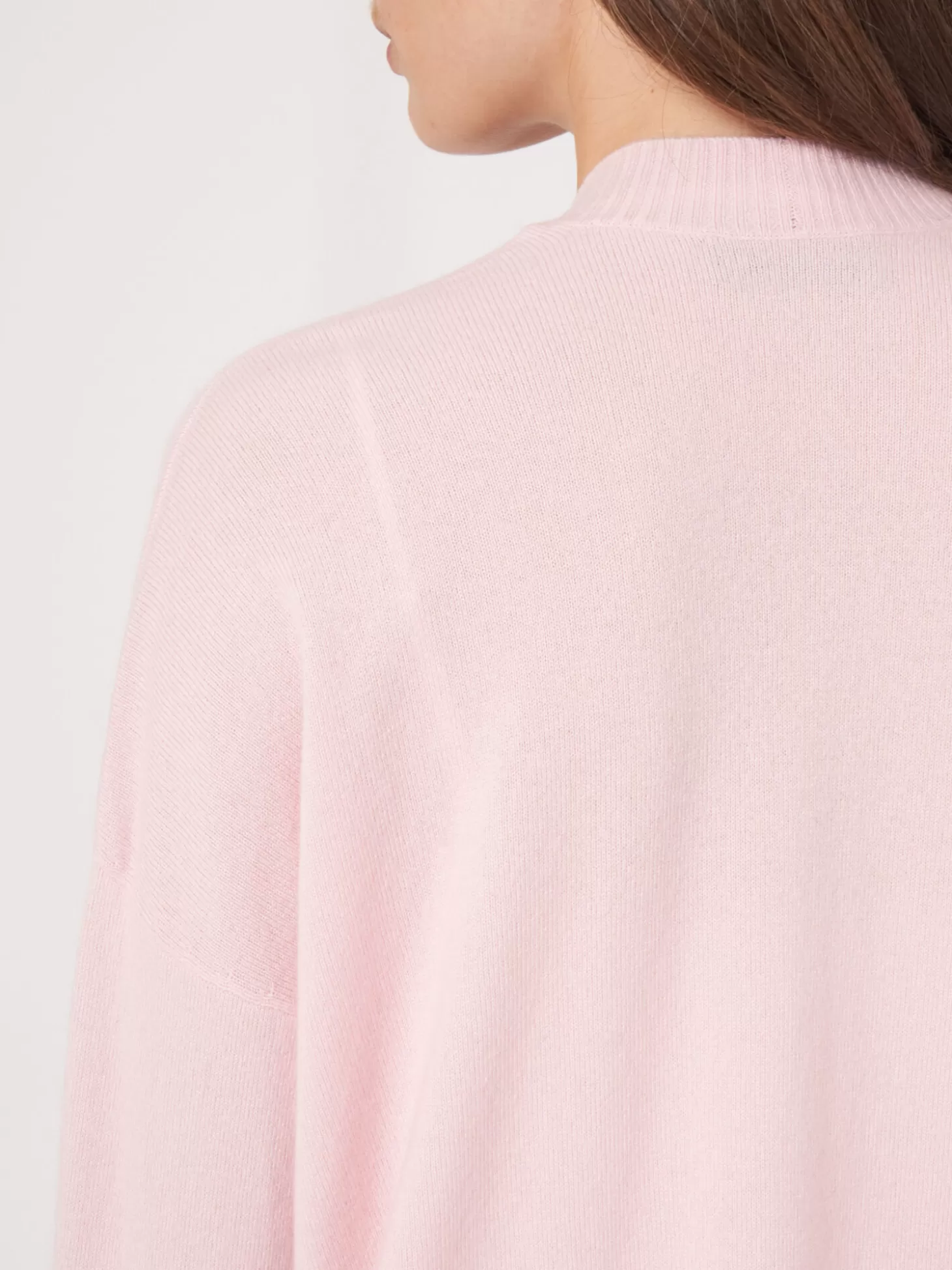 REPEAT cashmere Cardigan Ouvert En Cachemire Et Soie Melanges Avec Poches Sur Le Devant Rose Best Sale