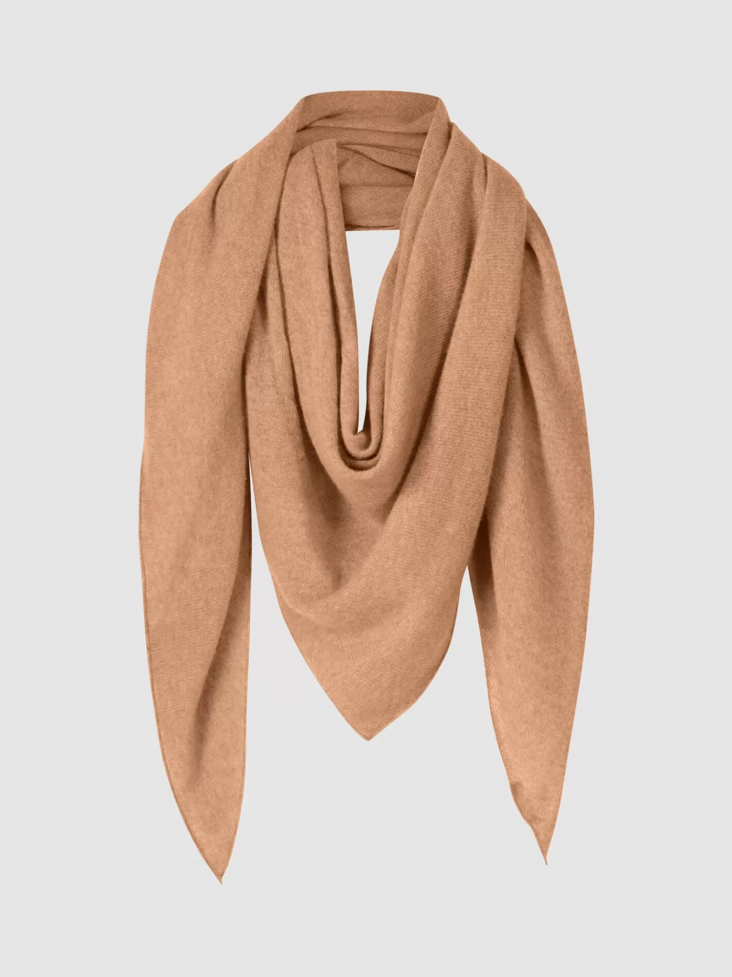 REPEAT cashmere Chale Triangulaire En Cachemire Biologique Camel Shop