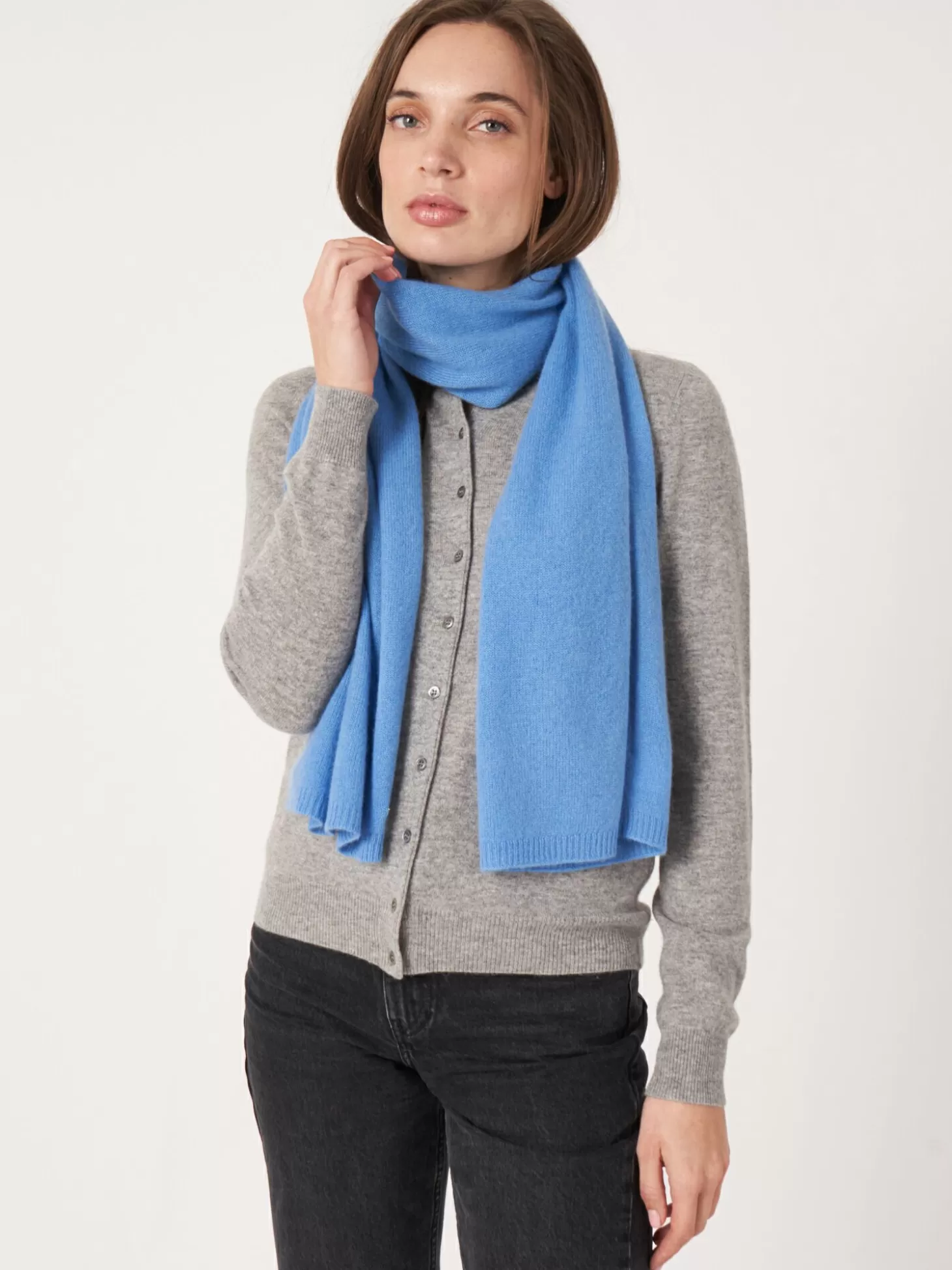 REPEAT cashmere Echarpe Classique En Cachemire Biologique Sky Shop