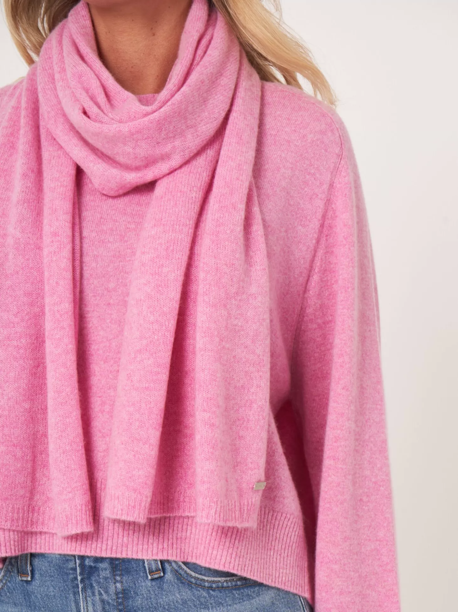 REPEAT cashmere Echarpe Classique En Cachemire Biologique Blossom New