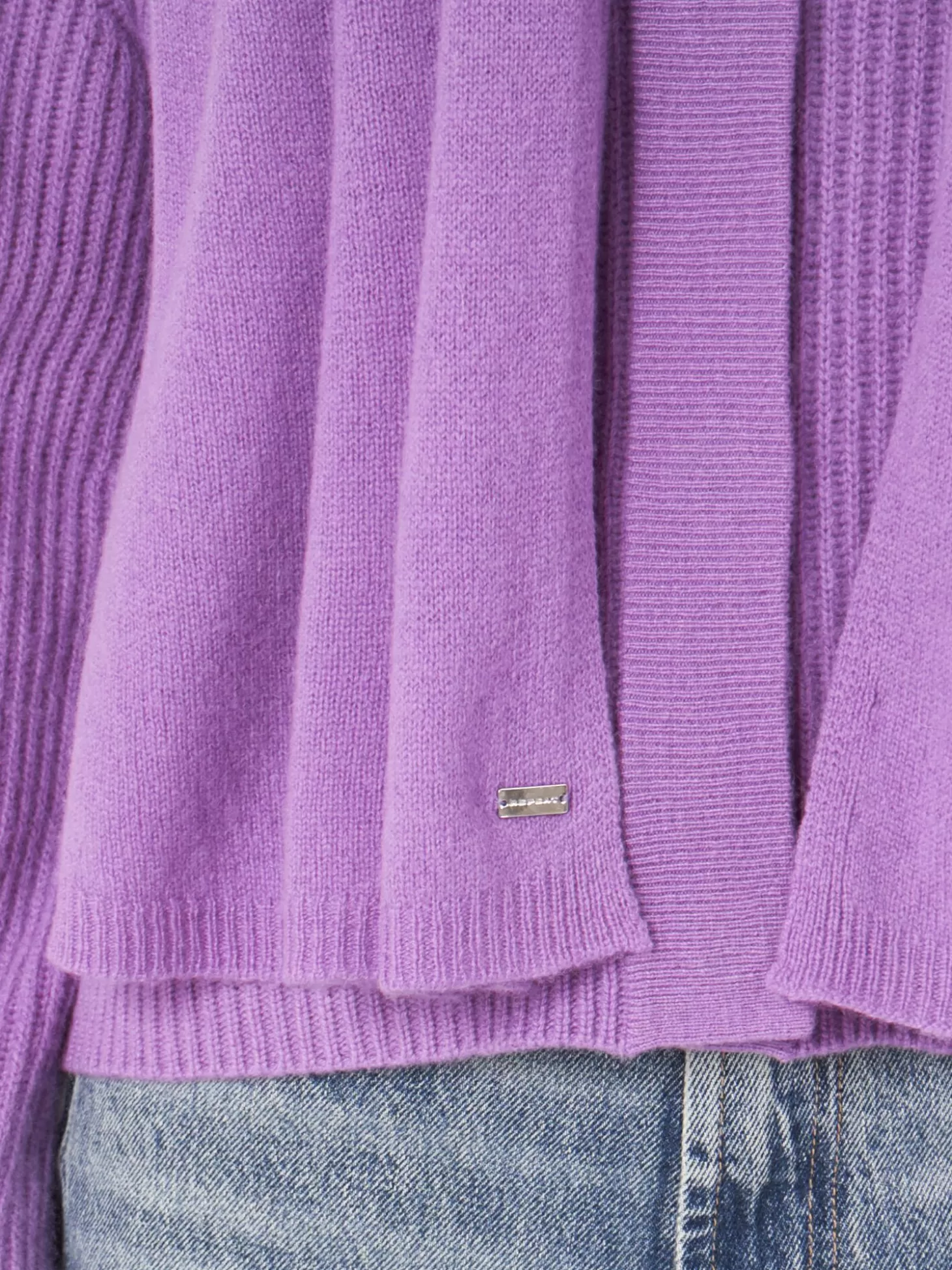 REPEAT cashmere Echarpe Classique En Cachemire Biologique Lilac Clearance