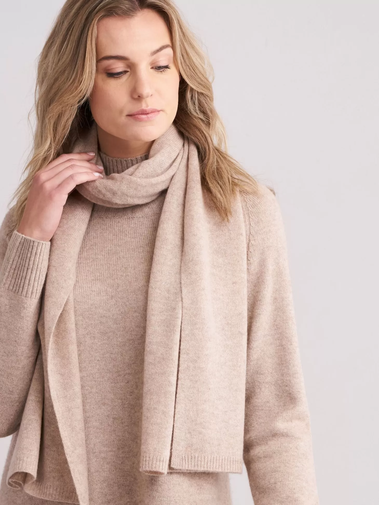 REPEAT cashmere Echarpe En Cachemire Classique Sand Best