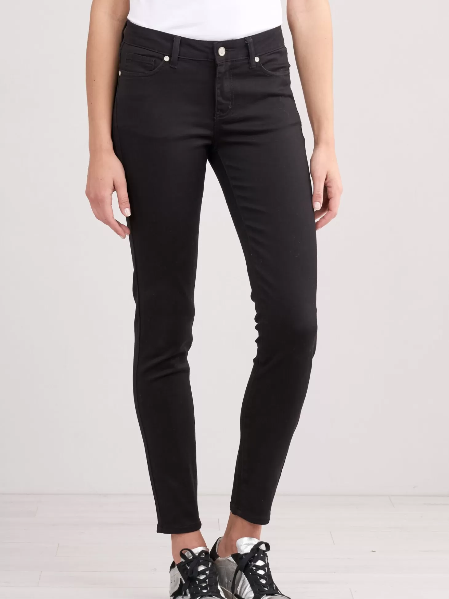 REPEAT cashmere Jean Coupe Droite Black Outlet