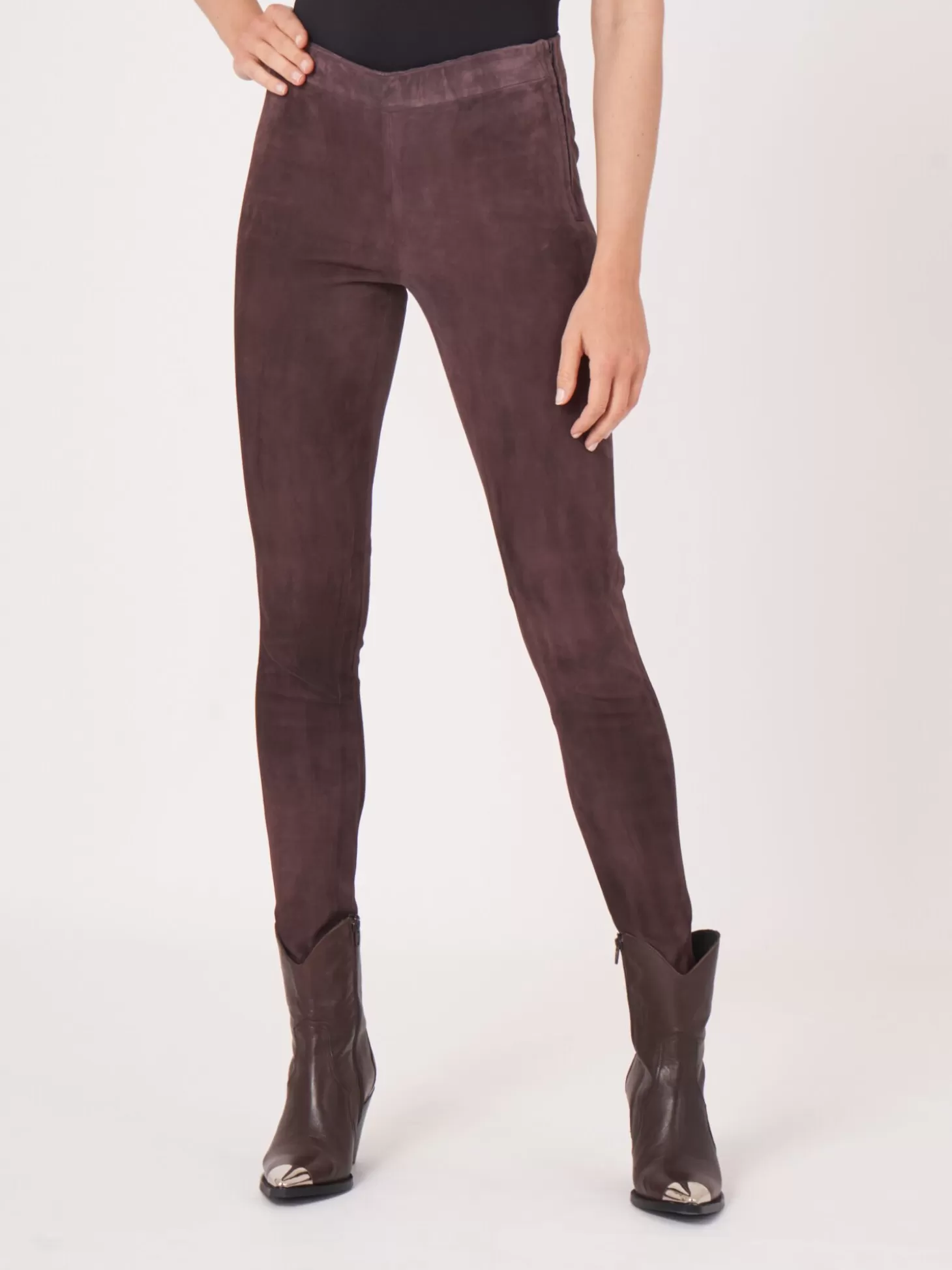 REPEAT cashmere Leggings En Daim Null Outlet