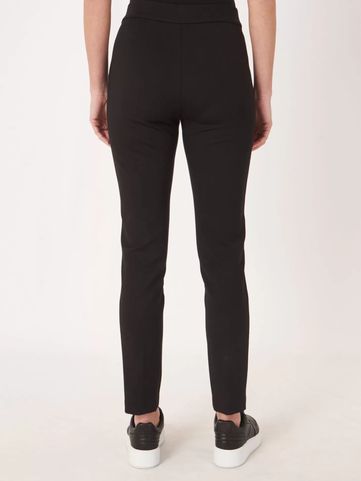 REPEAT cashmere Pantalon Avec Couture Sur Le Devant Black Store