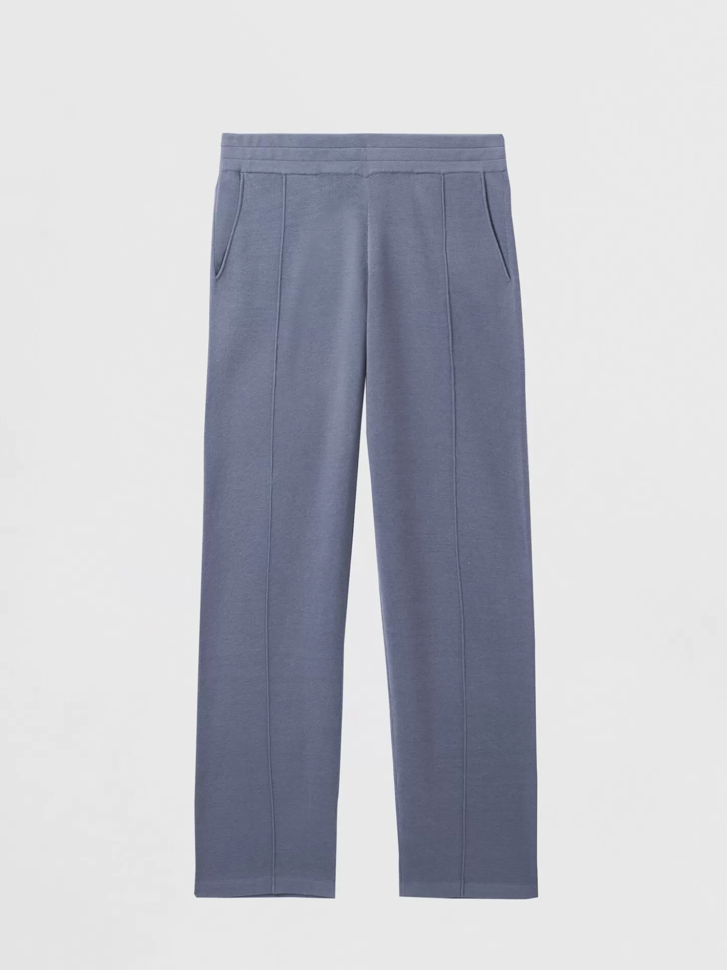 REPEAT cashmere Pantalon De Detente En Tricot En Coton Melange Denim Cheap