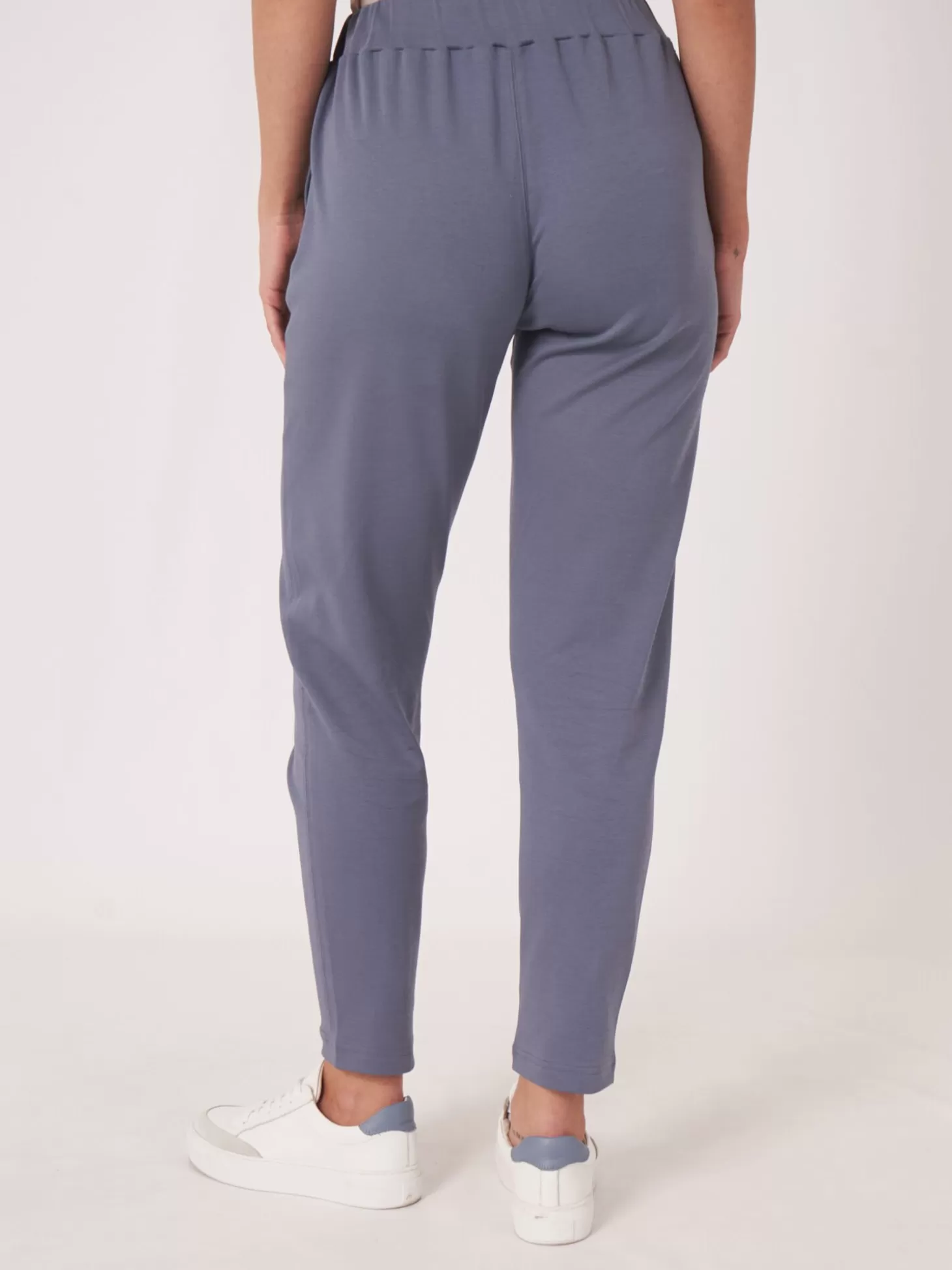 REPEAT cashmere Pantalon De Survetement En Coton Melange Denim Flash Sale