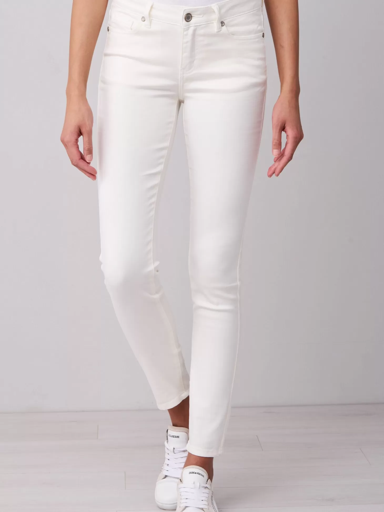 REPEAT cashmere Pantalon Skinny Pour Femme Cream Sale