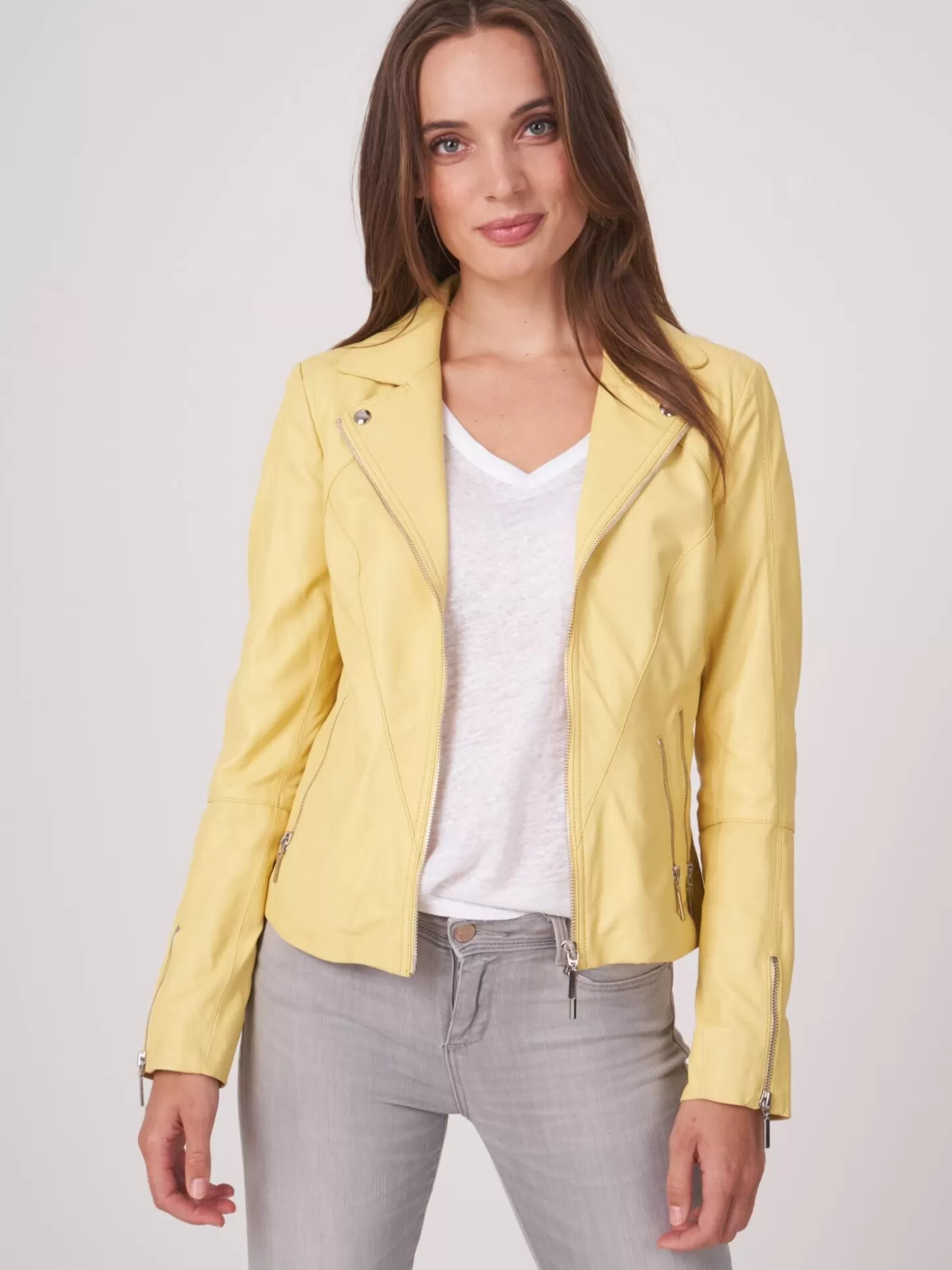 REPEAT cashmere Perfecto Femme En Cuir Lemonade Shop