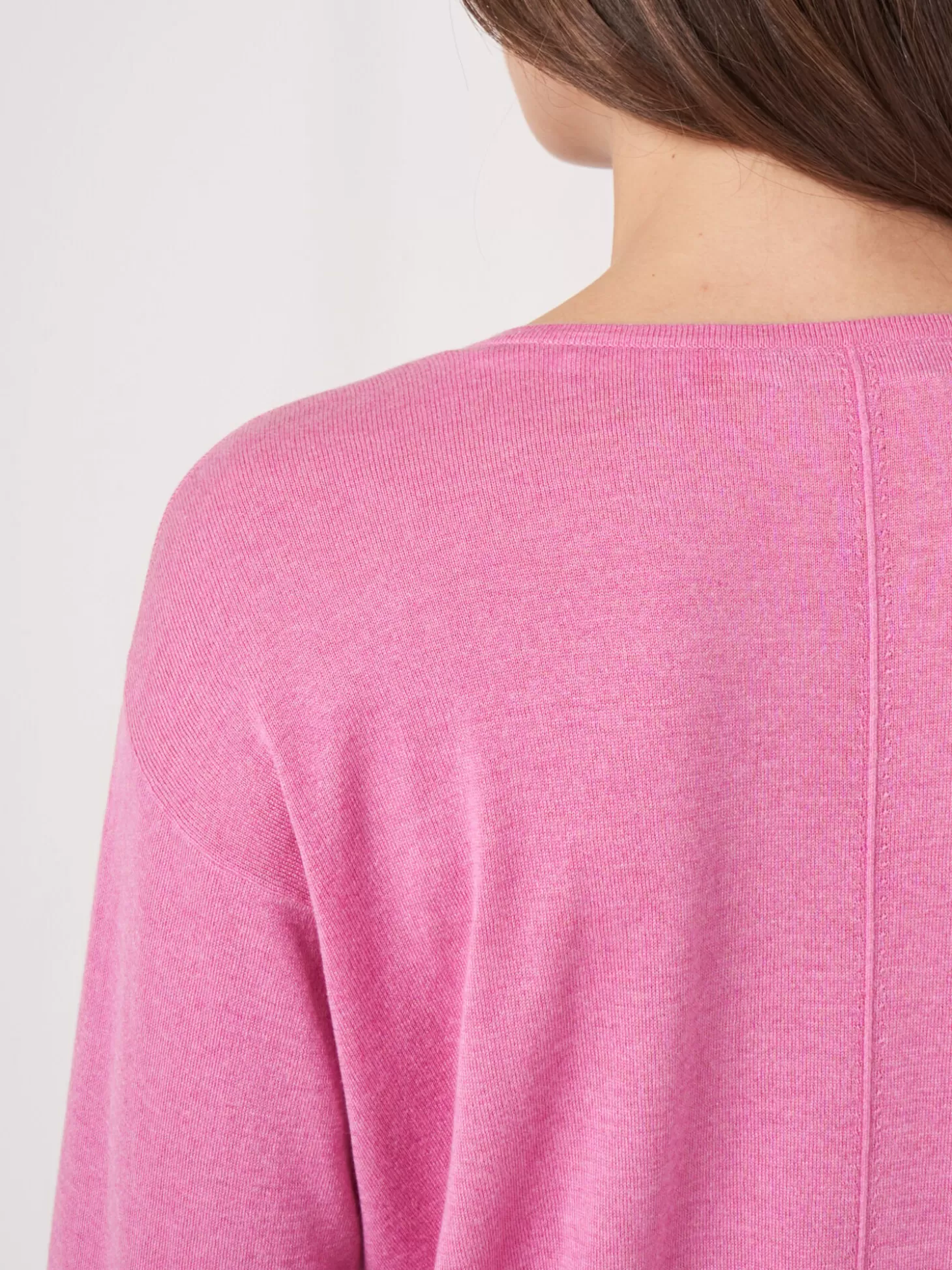 REPEAT cashmere Pull A Col En V En Cachemire Et Soie Melanges Blossom Best