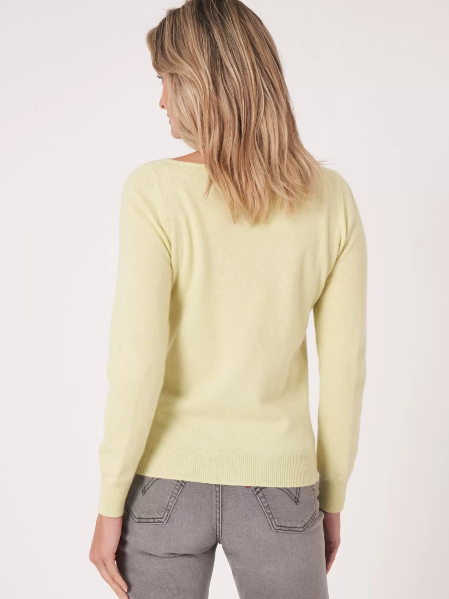 REPEAT cashmere Pull Col Bateau En Cachemire Biologique Soda Shop