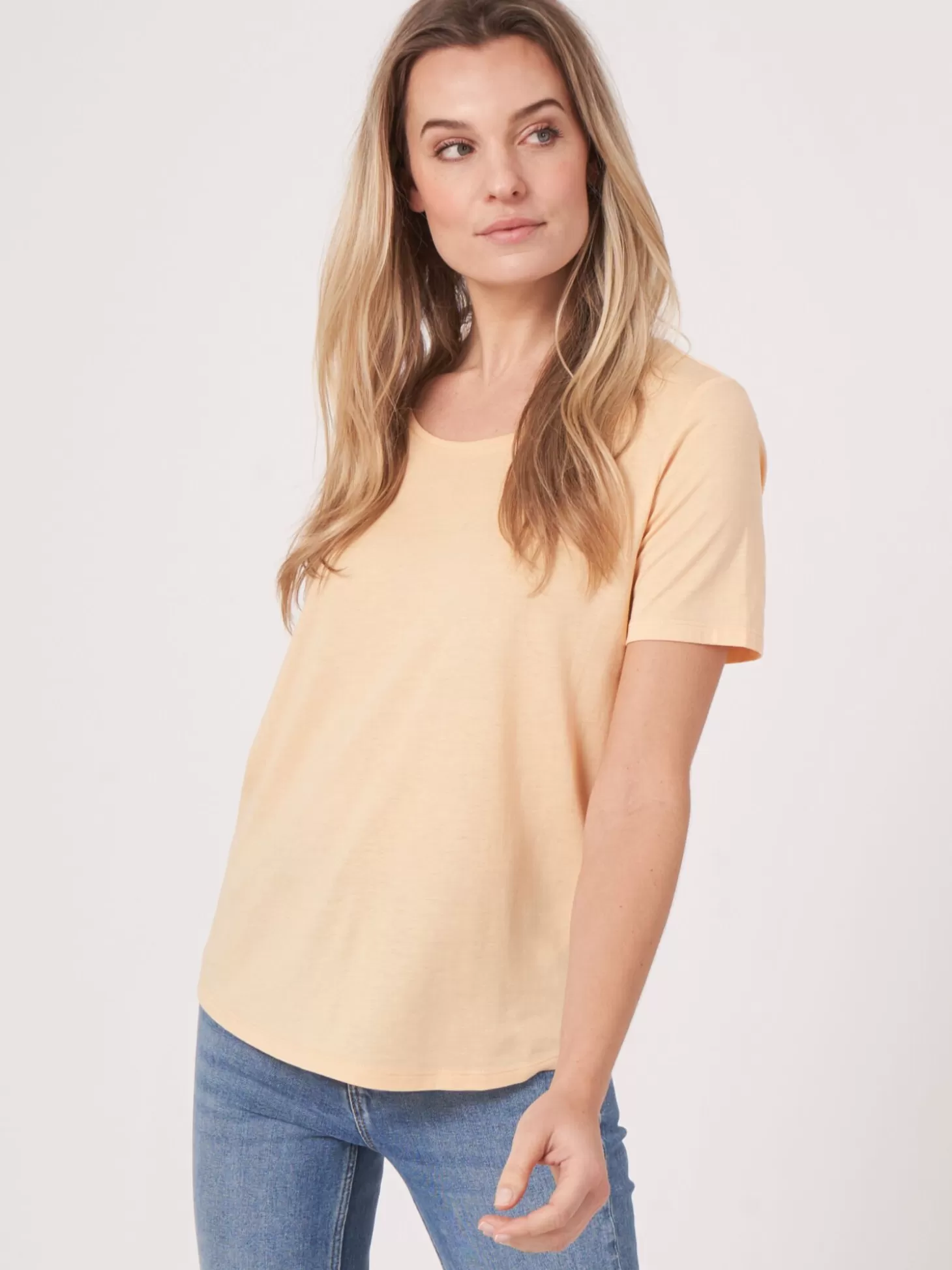 REPEAT cashmere T-Shirt Basique Pour Femme Glow Online